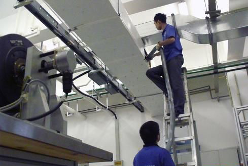 无尘车间施工中